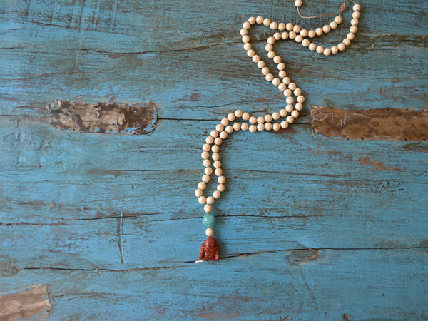 Buddha beaded necklace