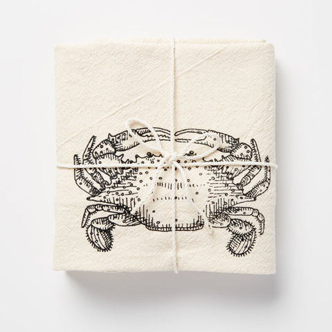 Crab Flour Sack Towel